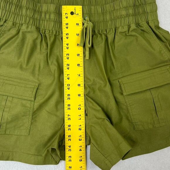 Fabletics Camden Cargo Shorts XL Olive Green Pull On Hiking Canvas - Picture 5 of 8